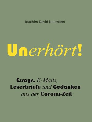 cover image of Unerhört!